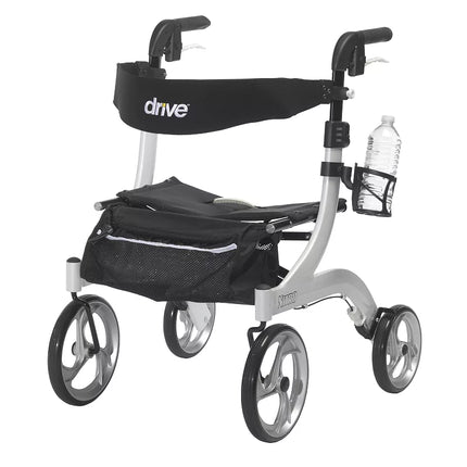 Drive Medical Nitro Clip-On Cup Holder for Walker Rollator, 6 x 4 x 3.5 Inch, Black
