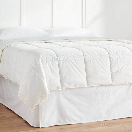 Room Essentials King Bedskirt White Cotton Blend OEKO-TEX 14in Drop