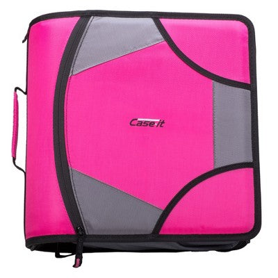 Case-it King Sized 4 Inch D-Ring Zipper Binder 800 Sheet Capacity