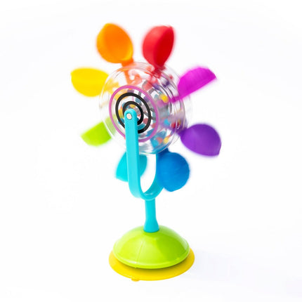 Sassy Whirling Waterfall Suction Toy for Bathtime - Stem - Ages 12+ Months, Multi Clear