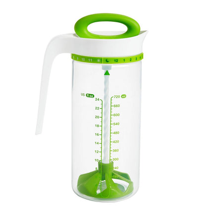 Munchkin Smart Blend Formula Mixing and Breast Milk Storage Pitcher, 24 Ounce, Green Beige
