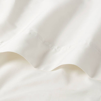 Threshold King Cotton Sateen Flat Sheet 400 Thread Count Gray