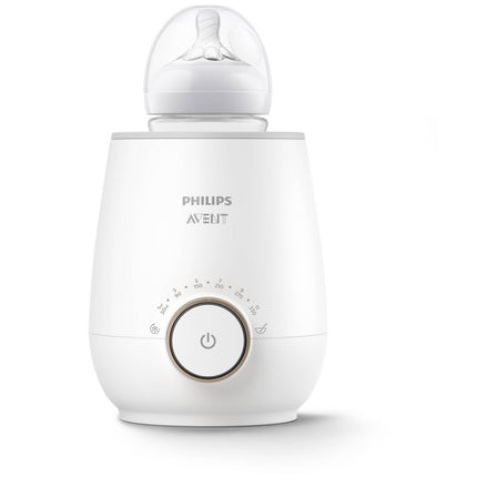 Philips Avent Premium Fast Bottle Warmer, with Smart Temperature Control, Water Bath Technology, Automatic Shut-Off, Model SCF358 Java