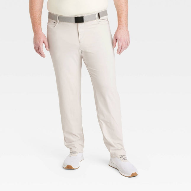 Men's Big & Tall Golf Pants - All In Motion™ Stone 34x34