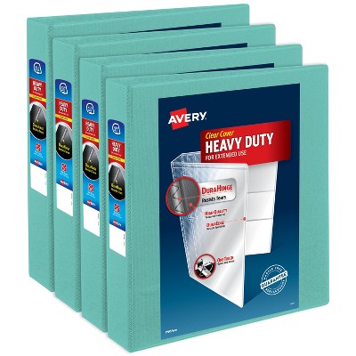Avery Heavy-Duty View 1 Inch 3 Ring Slant Ring Orchid Binder