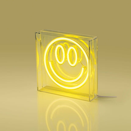 Smile Face Neon Teen Wall Sign - West & Arrow