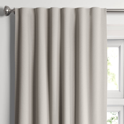 50"x95" Blackout Aruba Window Curtain Panel Gray - Threshold: Recycled Polyester, Traditional Style, OEKO-TEX Certified
