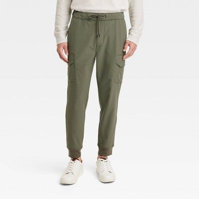 Goodfellow & Co Men's Tapered Tech Cargo Jogger Pants for Active Lifestyles