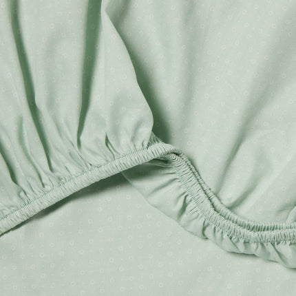 Room Essentials Cotton Blend Sateen Sheet Set Full Mint Dot