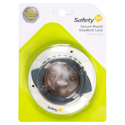 Safety 1st Secure Mount Deadbolt Lock,White Gold