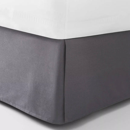 Room Essentials King Bedskirt White OEKO-TEX Cotton Blend 14in Drop