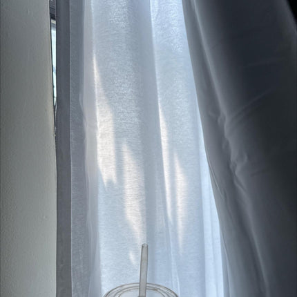 Threshold Farrah Light Filtering Window Curtain Panel 54x84in Cream