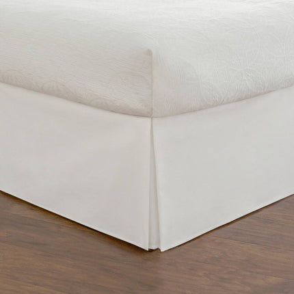 Room Essentials King Bedskirt White OEKO-TEX Cotton Blend 14in Drop