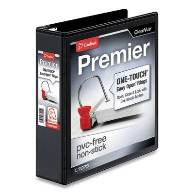 Cardinal Premier 2 Inch Easy Open ClearVue Locking D-Ring Binder