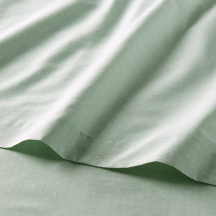Room Essentials Cotton Blend Sateen Sheet Set Full Mint Dot
