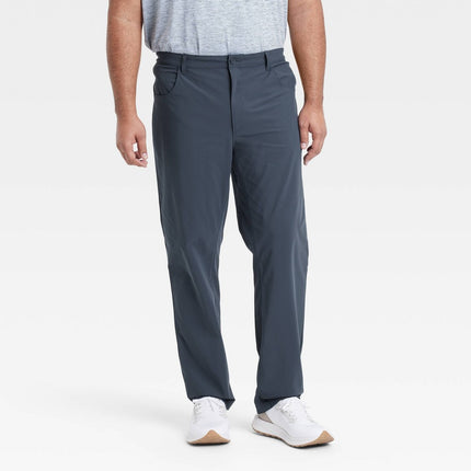 Men's 360 Lifestyle BIg 5-Pocket Golf Pant - All In Motion Navy Blue 42x30: Moisture Wicking, Quick Dry, Midweight