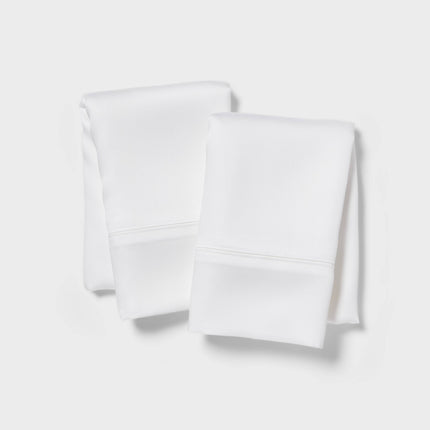 Threshold 320 Thread Count Cool TENCEL Pillowcase Standard Gray 2-Pack