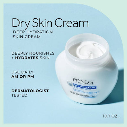 POND'S Dry Skin Hydrating Facial Moisturizer Cream 10.1oz