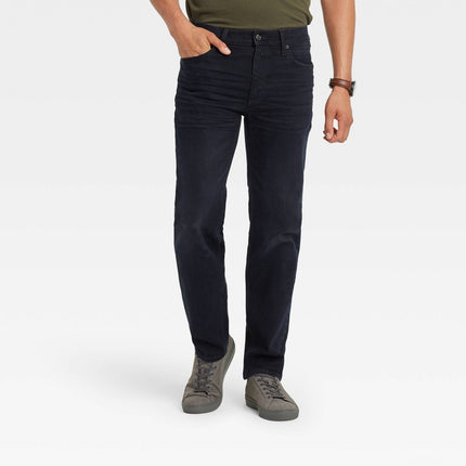 Men's Slim Straight Fit Jeans - Goodfellow & Co™ Black Denim 30x32
