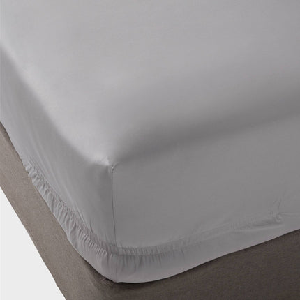 California King 400 Thread Count Performance Fitted Sheet Classic Gray - Threshold: Sateen Cotton, 18" Deep Pocket