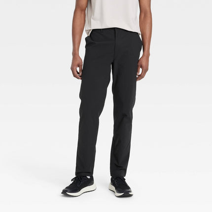 Men's 360 Lifestyle Trouser Pants - All In Motion Black 32x30: Moisture Wicking, Quick Dry, UPF 50+, Zippered Pocket
