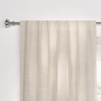Threshold Farrah Light Filtering Window Curtain Panel 54x84in Cream