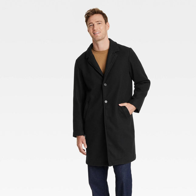 Men's Heavyweight Overcoat - Goodfellow & Co™ Black S