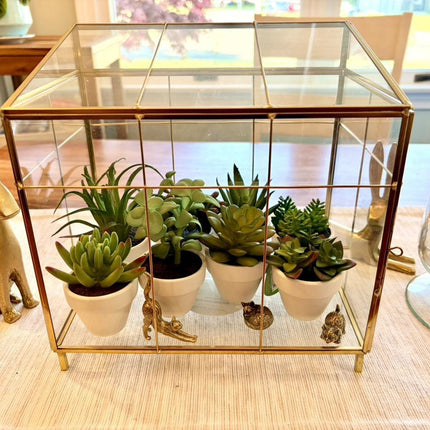 Hearth & Hand with Magnolia Mini Greenhouse Brass