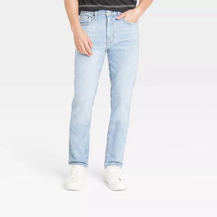 Men's Skinny Fit Jeans - Goodfellow & Co Light Blue 34x32