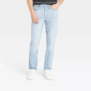 Men's Skinny Fit Jeans - Goodfellow & Co Light Blue 34x32
