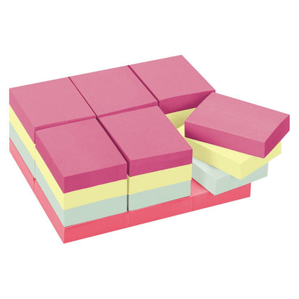 Post-it Notes, 1.5x2 in, 24 Pads, America's #1 Favorite Sticky Notes, Beachside Café Collection, Pastel Colors, Clean Removal, Recyclable