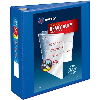 Avery Heavy-Duty 3 Inch View Binder with Locking EZD Rings