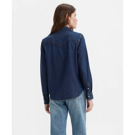 Levi's® Women's Long Sleeve The Ultimate Western Button-Down Shirt - Smokin Hot XXL