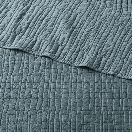 Full/Queen TENCELÂ® Quilt Slate Blue - Threshold: OEKO-TEX Certified, Cooling, Woven Lyocell Coverlet