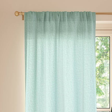 Threshold Farrah Light Filtering Window Curtain Panel 54x63in Sage Green