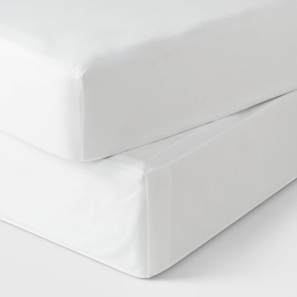 Room Essentials King Bedskirt White OEKO-TEX Cotton Blend 14in Drop