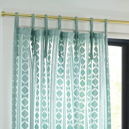 Threshold Farrah Light Filtering Window Curtain Panel 54x63in Sage Green