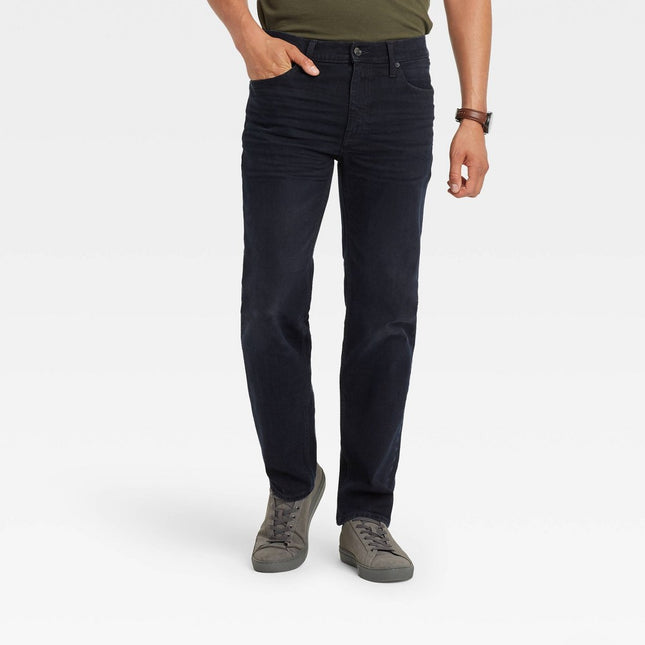 Men's Slim Straight Fit Jeans - Goodfellow & Co™ Black Denim 40x32