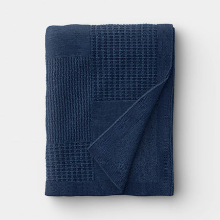 Casaluna Oversized Chunky Knit Bed Throw 50x70in Dark Gray