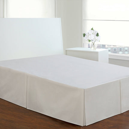 Room Essentials King Bedskirt White OEKO-TEX Cotton Blend 14in Drop
