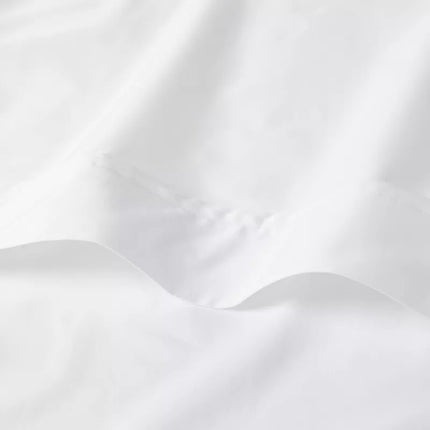 King 400 Thread Count Performance Flat Sheet White - Threshold: Cotton Sateen, Machine Washable, STANDARD 100 by OEKO-TEX (Copy)