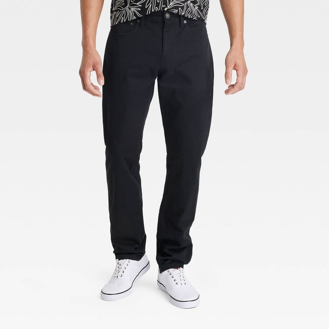 Men's Slim Five Pocket Pants - Goodfellow & Co™ Black 32x30