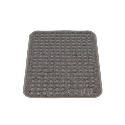 Catit Cat Litter Mat Rectangle Non-Slip Litter Trapping Mat Soft & Comfortable, Easy to Clean for All Cat Litter Types – Small