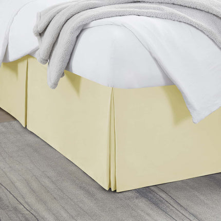 Room Essentials King Bedskirt White OEKO-TEX Cotton Blend 14in Drop