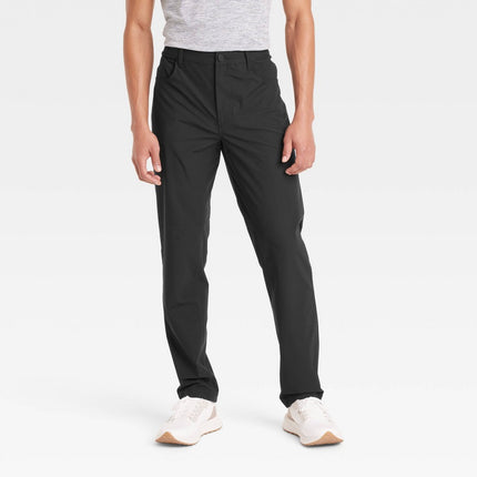 Men's 360 Lifestyle 5-Pocket Golf Pant - All In Motion Black 30x32: Moisture Wicking, UPF 50+ Protection