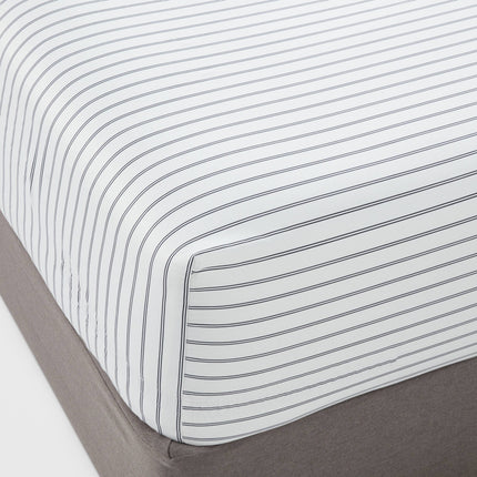 Threshold 400 Thread Count Sateen Fitted Sheet California King Classic Gray