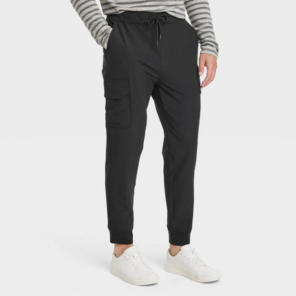 Men's Tech Cargo Jogger Pants - Goodfellow & Co™ Black XS