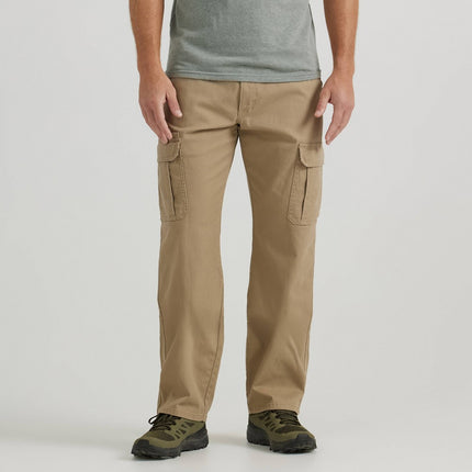 Wrangler Men's ATG Relaxed Cargo Pants - Elmwood 30x30: Heavyweight Cotton-Spandex, Mid Rise, Full Length