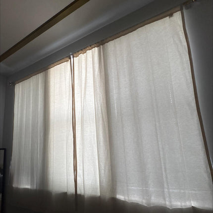 Threshold Farrah Light Filtering Window Curtain Panel 54x95in White
