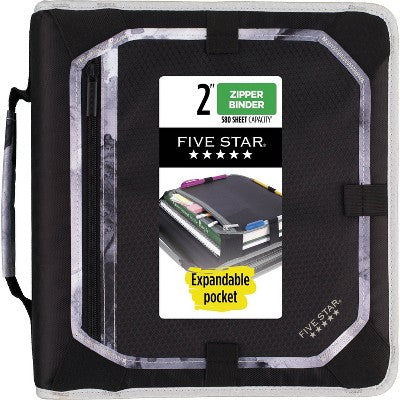 Case-it King Sized 4 Inch D-Ring Zipper Binder 800 Sheet Capacity